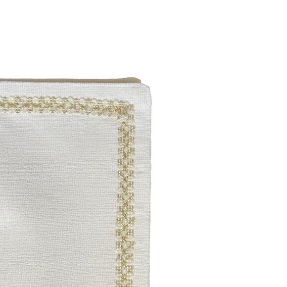 Lillian August Christmas SANTA CLAUS Placemat Set of 4 Holiday Decor 13x19 New - Picture 14 of 15